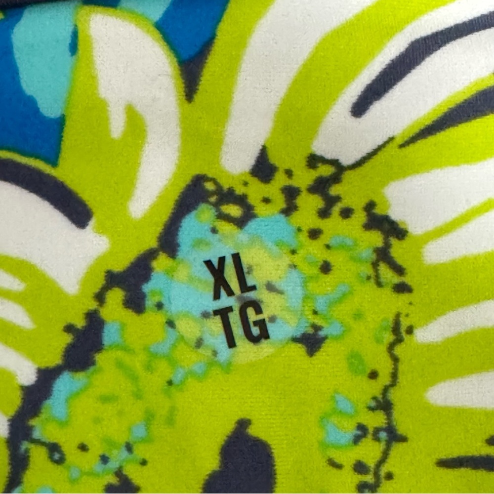 Nwot Aerie Bikini Bottom Triangle String Tie Blue… - image 3